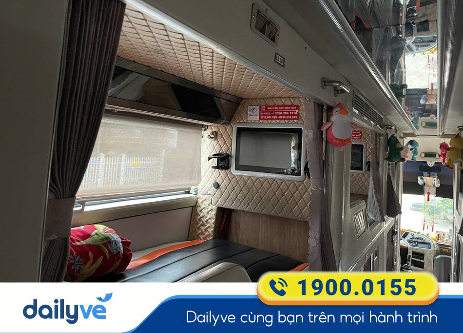 Tiện ích xe Limousine 22 phòng của nhà xe Xuân Tươi